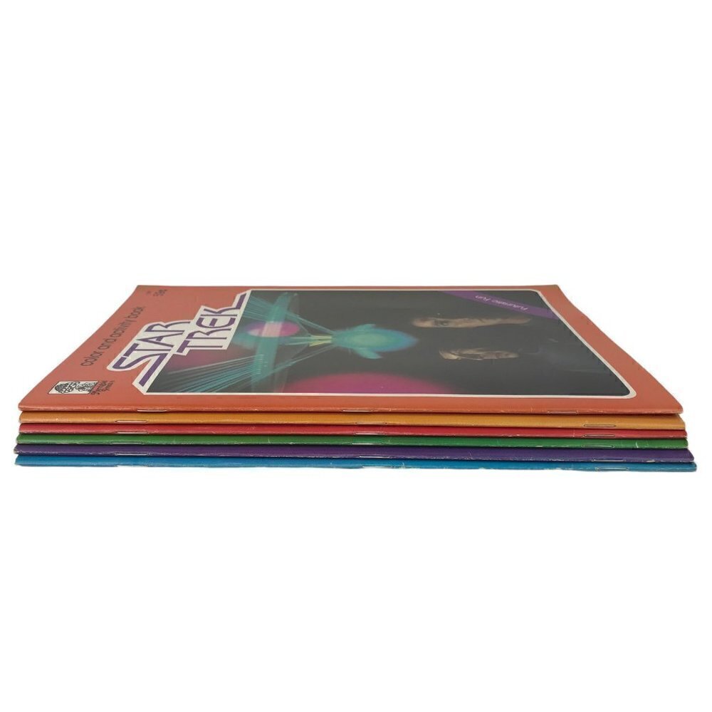 Star Trek Lot of 6 NOS Vintage Color and Activity Books Unused from 1979 & 1982 - Picture 11 of 12